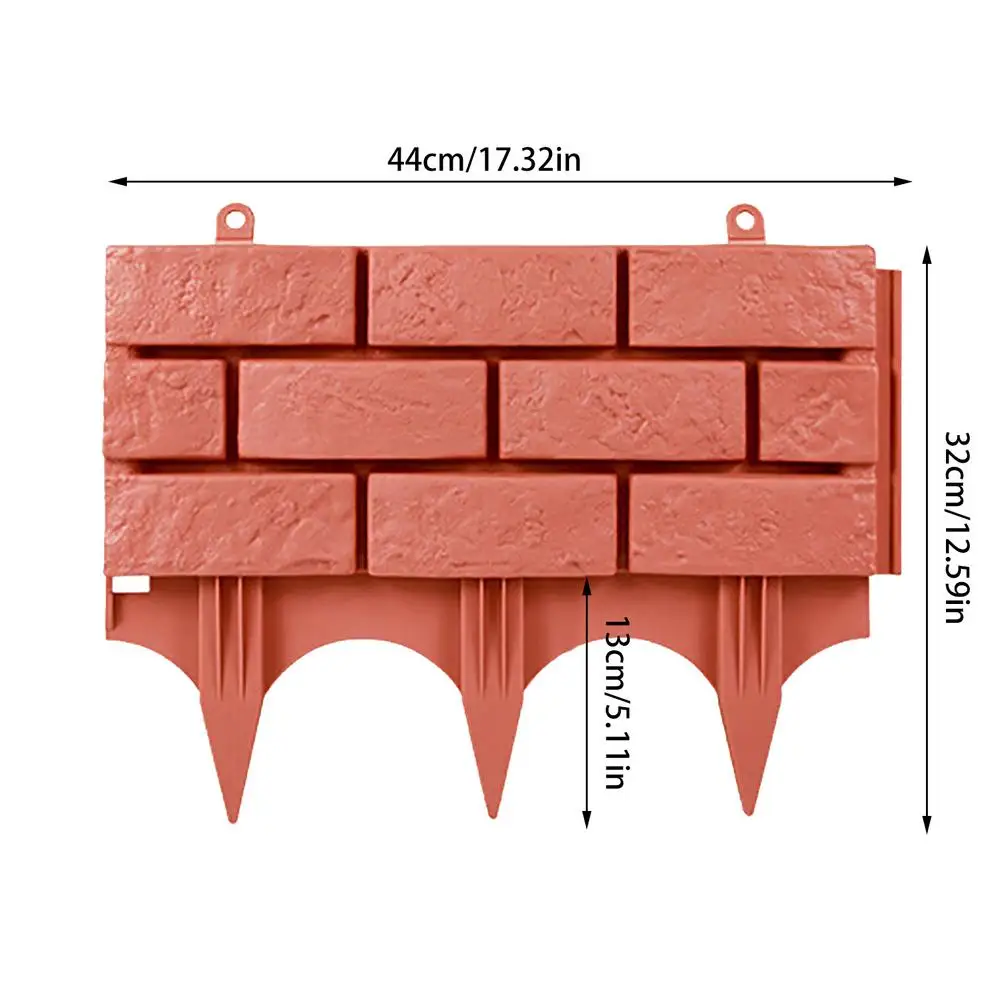 Ogrodzenie ogrodowe ogrodzenie z tworzywa sztucznego imitacja cegły na ozdobne patia ścieżki trawnikowe chodniki krajobrazowe klomby borowe