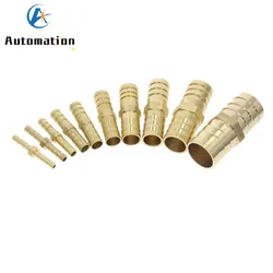 Brass Straight Hose Pipe Fitting Equal Barb 4mm 6mm 8mm 10mm 12mm 14mm 19mm Gas Copper Barbed Coupler Connector Adapter