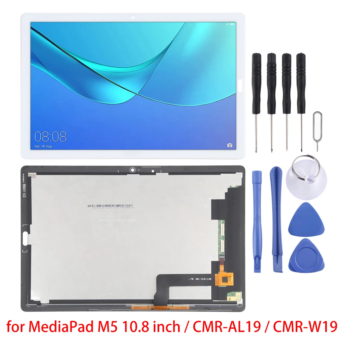 

Для MediaPad M5 10,8 дюймовый ЖК-экран и дигитайзер, полная сборка для Huawei MediaPad M5 10,8 дюйма/CMR-AL19/CMR-WF19