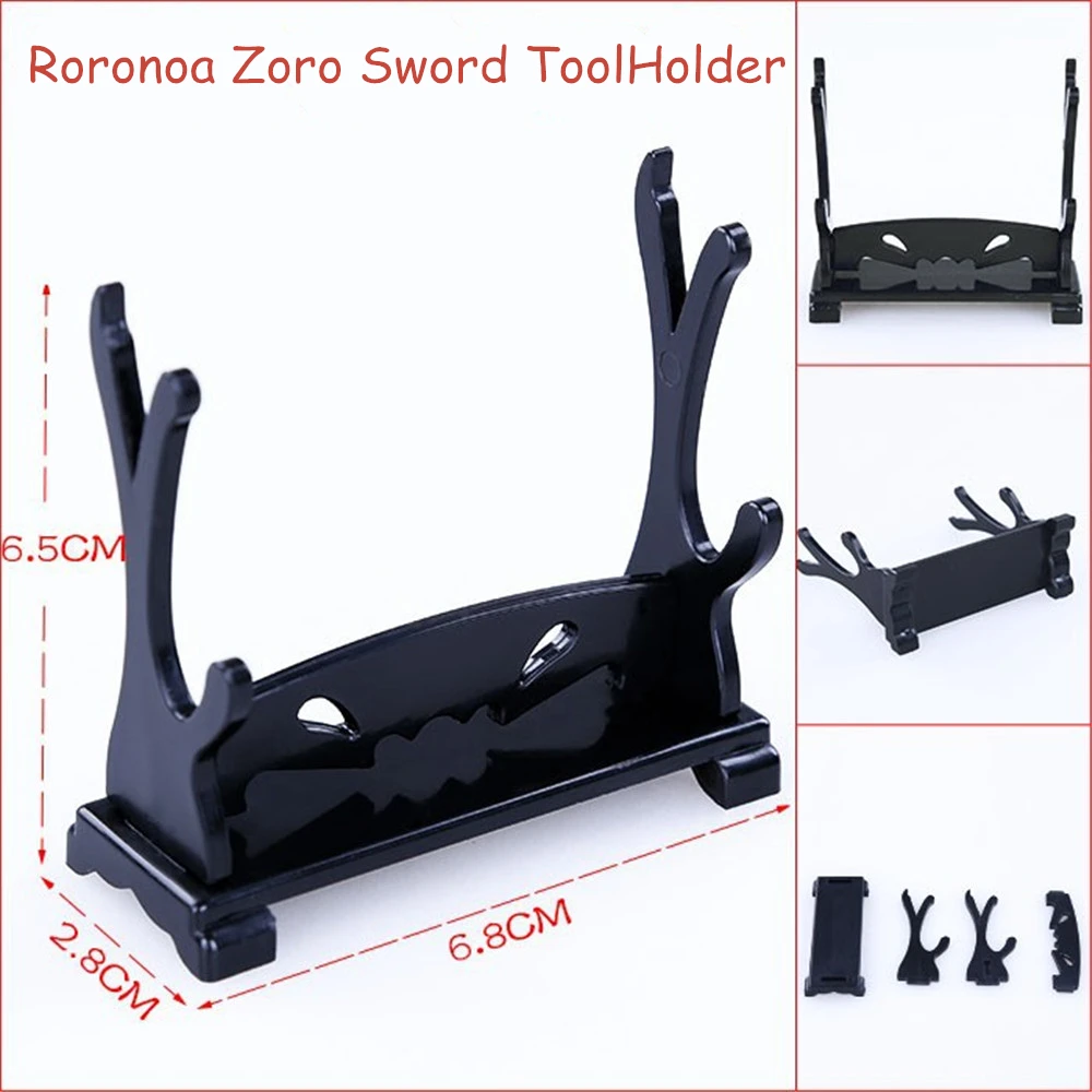 Roronoa Zoro Schwert Werkzeughalter Anime Katana Display Rack Waffe Modell Display Rack Pistole Rack Messer Rack Kleine Halter Hohe Qualität