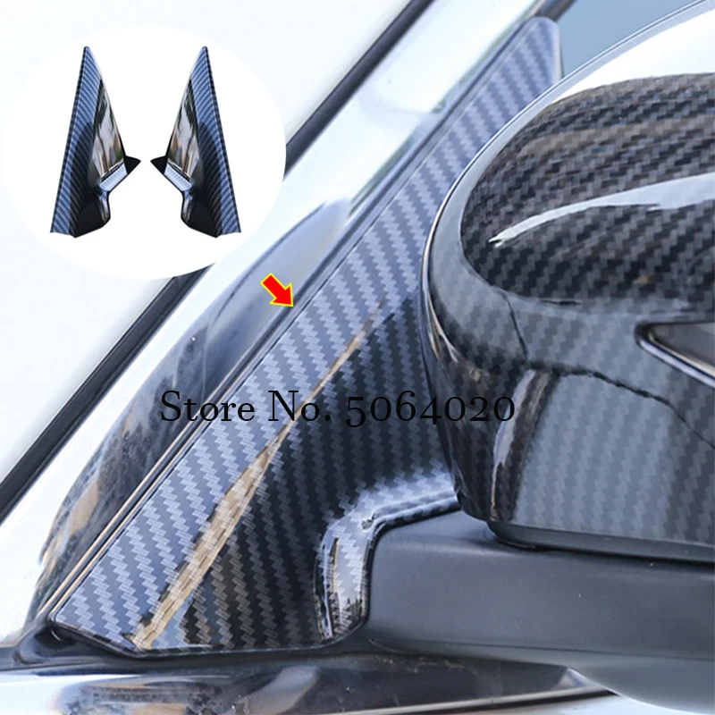 LHD Styling For Nissan X Trail X-trail T32 2014-2019 Accessories Car Front A-pillar Rearview Tuning Mirror Bracket Trim Cover