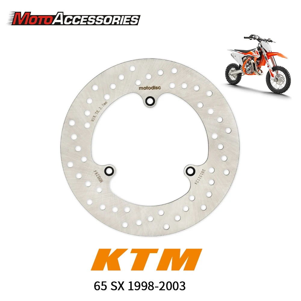 

For KTM Offroad 60 SX 1998-2002 65 SX 1998-2003 Brake Disc Rotor Rear MTX Motorcycles Offroad Motocross Braking MDS08008