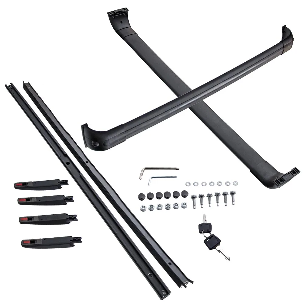 ALUMINIUM CROSS ROOF RAILS BAR RACK BLACK FOR RANGE ROVER SPORT L320 2005-2013 Car luggage rack