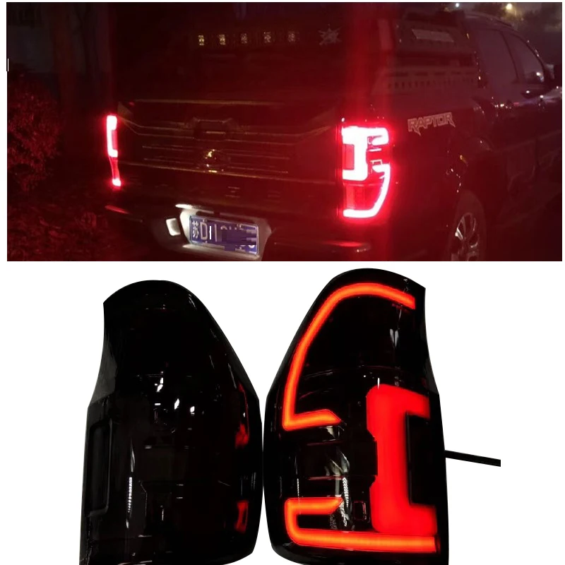 

EXTERIOR REAR LED TAIL LIGHTS LAMPS REAR BRAKE LIGHTS REVERSE TURN SIGNAL LIGHTS FIT FOR RORD RANGER T6 T7 T8 TXL 2012-2019 CAR