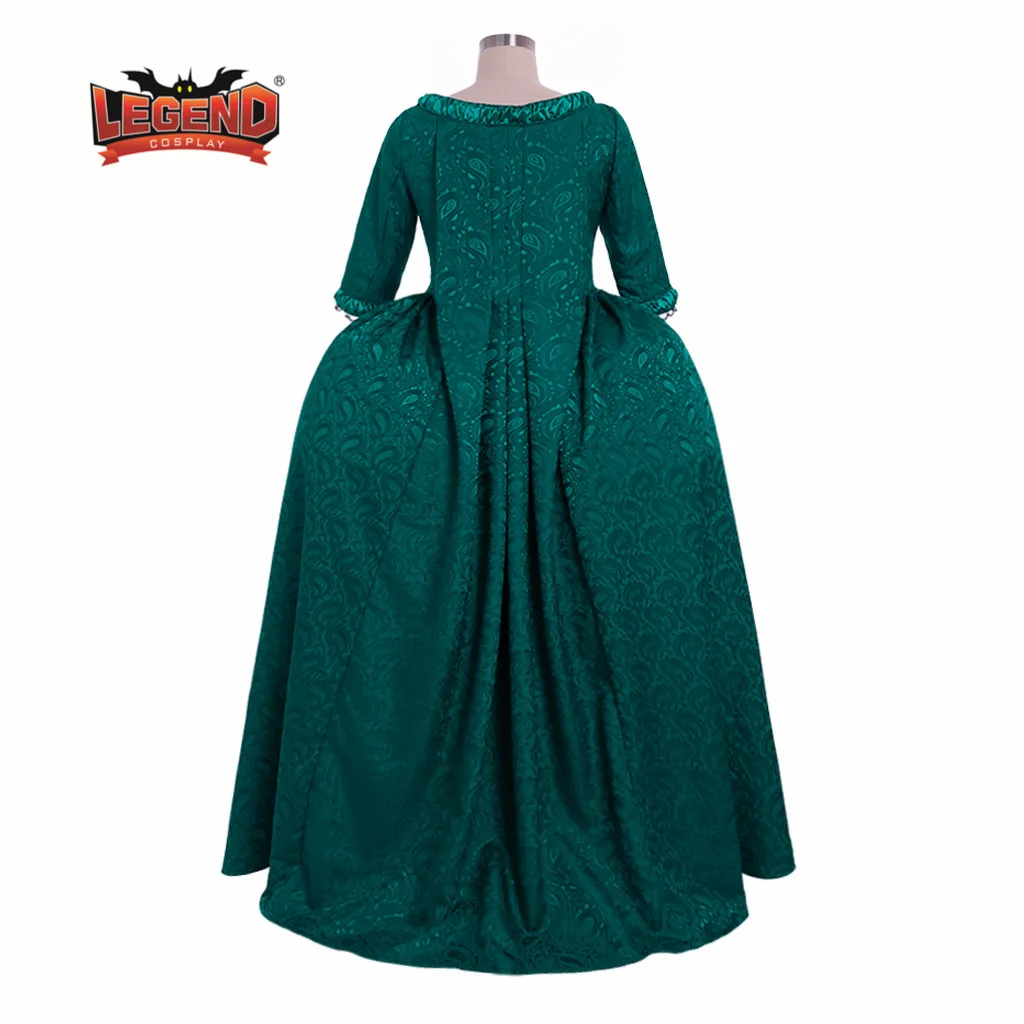 Outlander Claire Fraser dress cosplay claire costume dress Georgian 18th century sack back dress day court dress