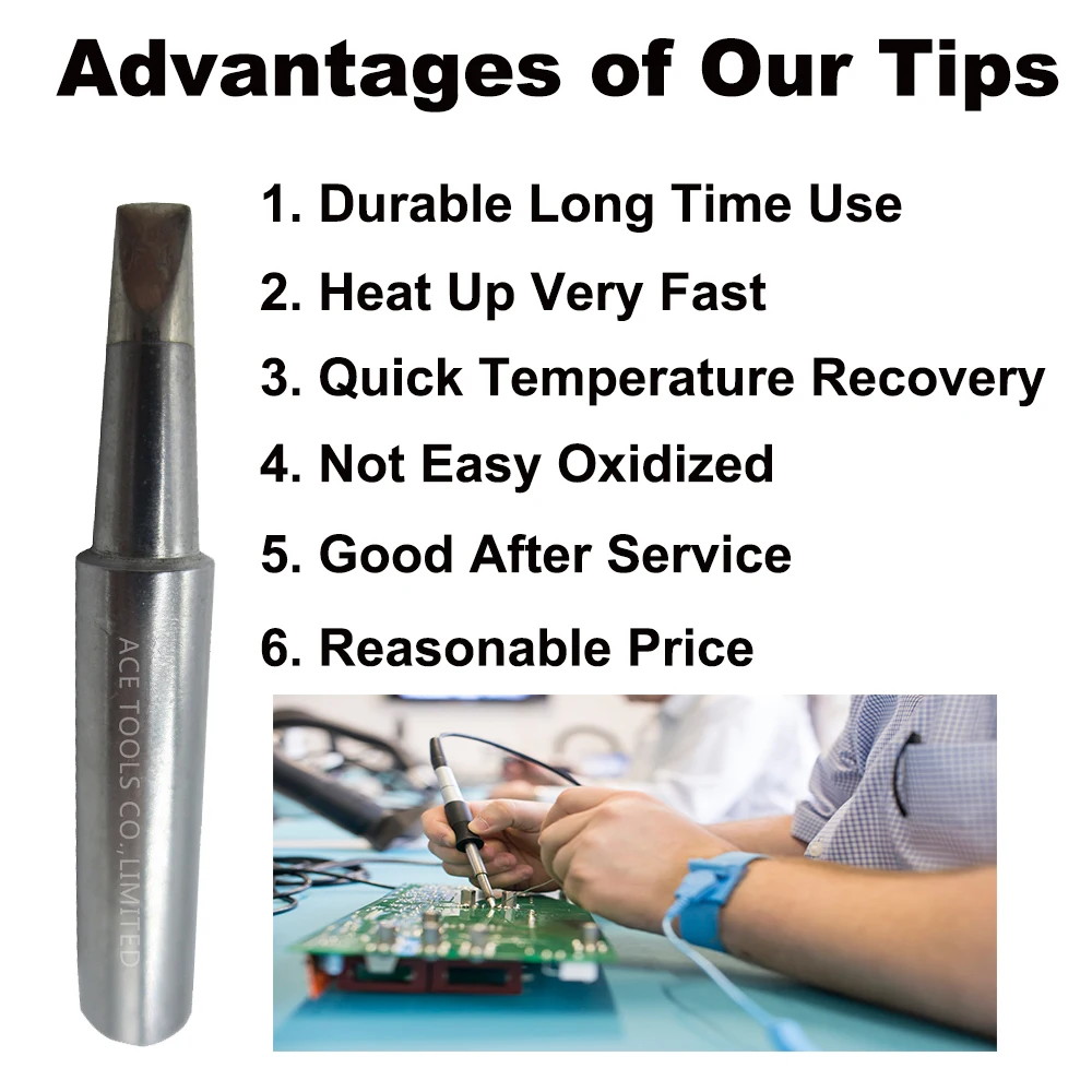 T19-D32 Soldering Tip Screwdriver 3.2mm 0.125" Replacement Fit for HAKKO FX-601 Lead Free Iron Bit Nozzle Pencil Handle