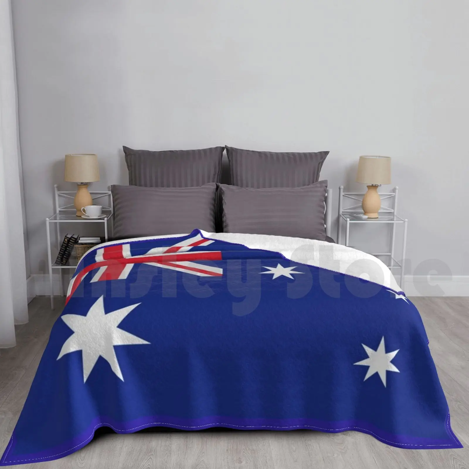 Australia Flag Blanket Super Soft Warm Light Thin Australia Drapeau America Acab Sydney Camberra Kangooroo Football