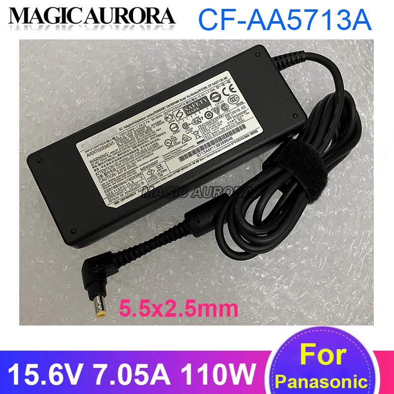 15.6V 7.05A 5.5x2.5mm AC Adaptor CF-AA5713A M2 Laptop Charger For Panasonic CF-29 CF-30 CF-31 CF-54 FZ-Y1 CF-VEB541 CF-AA1633A