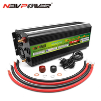 Made in China High-quality UPS Charger Power Inverter 2000W 3000W Modified Sine Wave DC 12V 24V to AC 220V LCD Display With USB