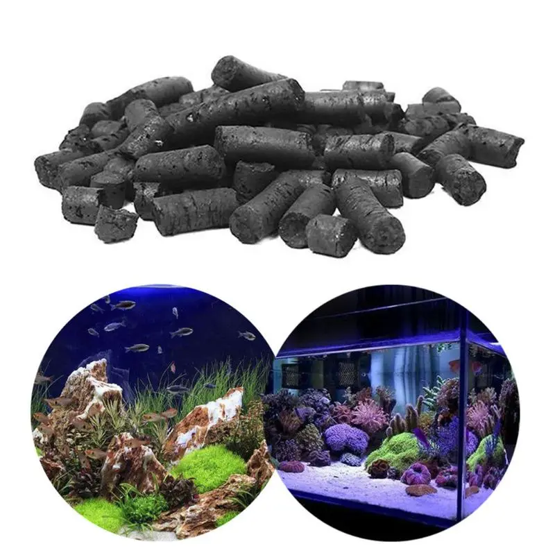 Activated Charcoal Carbon Pellets For Aquarium Fish Tank Water Purification Filter