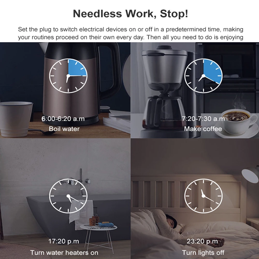 1/3/5 Buah Itead SONOFF S26 WiFi Smart Plug EU Soket Daya Wireless Outlet Timer Remote Control Bekerja dengan Alexa Google Home