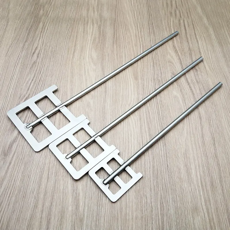 1pc Lab Stainless Steel Frame Agitatori Paddle with Leaf-width 40mm to 120mm Stirring Blade SUS304 Dispersion Anchor Paddle