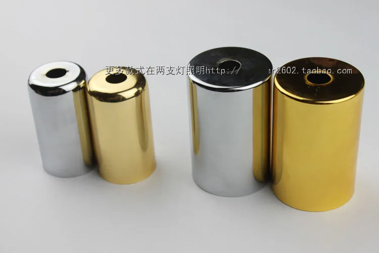 

10pcs High quality E14 E27 lamp cup holder, With M10 hole, Gold chrome color