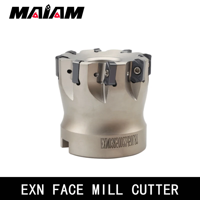 EXN 03R Mill cutter head exn03r face milling cutter head for lnmu lnmu0303 lnmu0303zer 6t 8t 10t 12t shock-resistant