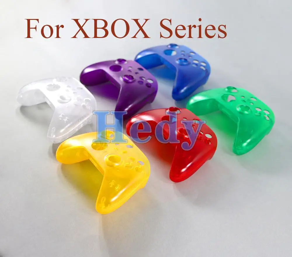 

10sets Transparent For Xbox Series X S Controller Housing shell case with buttons kit LB RB Bumper LTRT Trigger Power Button