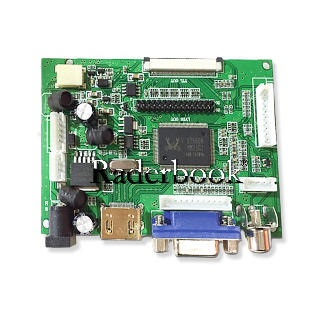 

Universal HDMI VGA 2AV 50PIN TTL LVDS Controller Board Module Monitor Kit for Raspberry PI LCD AT070TN92 tn90 94 Panel freeship