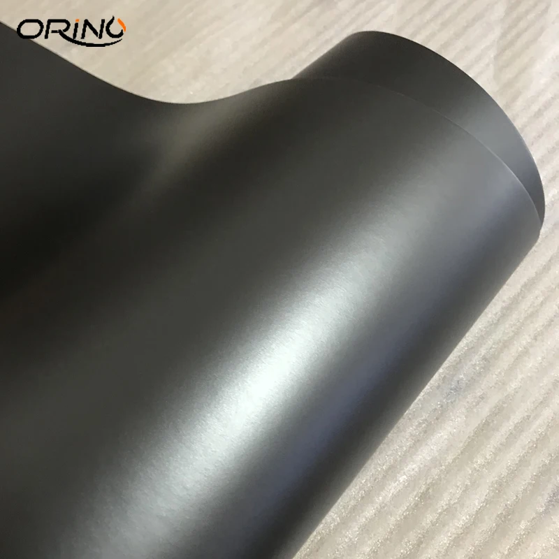 Premium Gunmetal Metallic Matte Grey Vinyl Wrap with Air Release Dark Gray Anthracite Car Wrap Foil size 10/20/30/40/50X152CM