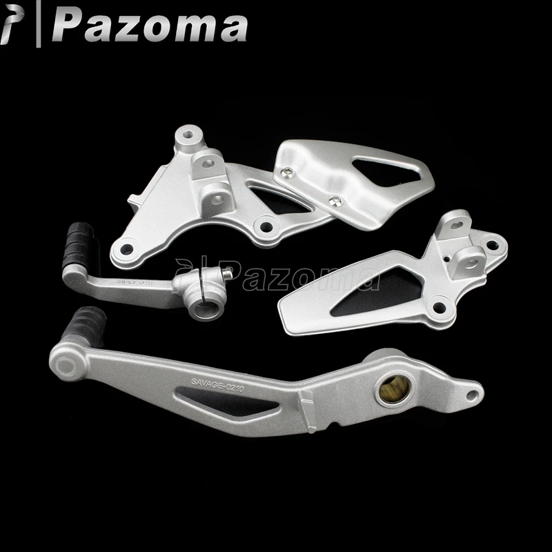 Aluminum Motorbike Gear Shift Lever Brake Shifter Pedal Levers Footrest Kits For BMW R nineT R9T 2014 2015 2016 2017 2018