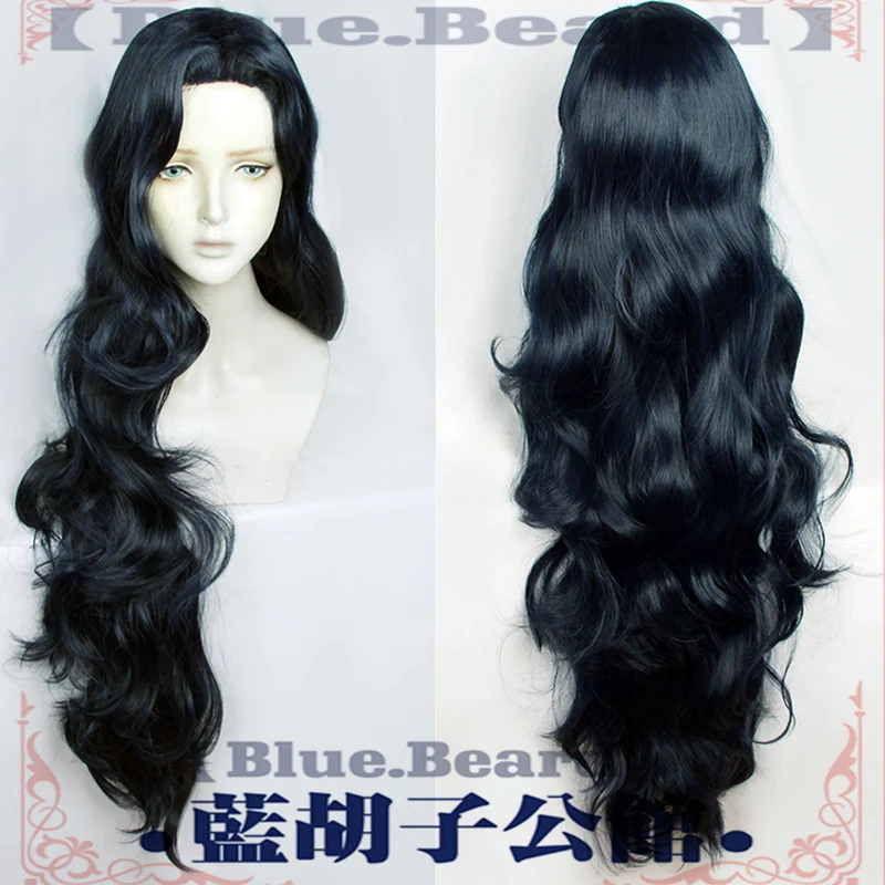 

JoJo's Bizarre Adventure Cosplay Yamagishi Yukako Wigs 120cm Black Long Big Wavy Hair + Wig Cap