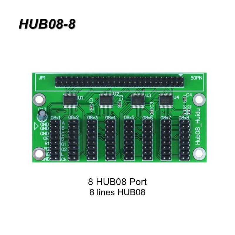 huidu HUB-75E full color adapter board for advertising led video big led screen HUB12-16 HUB75E-5 HUB75E-10 HUB75B-8 HUB08-8