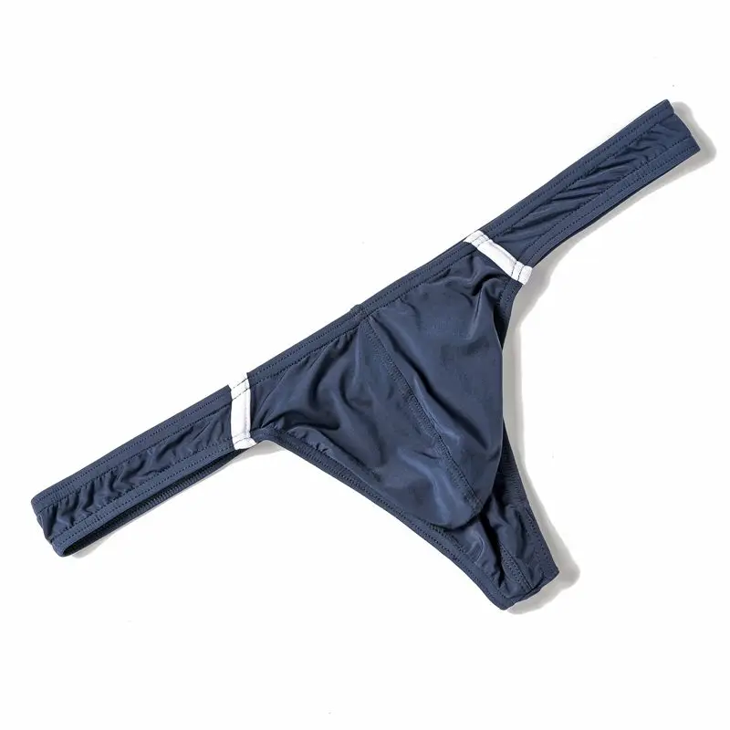Men Underwear T-Back G-String Briefs Sexy Breathable Tangas Thong Lingerie Fashion Breathless Thong Male Underpants Men Brief