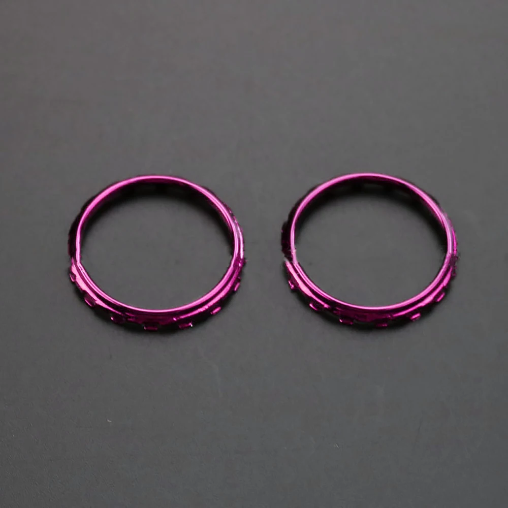 Electroplating Game Handle Accent Rings Replacement Decorative Ring for PS5 Game Controller Accessories