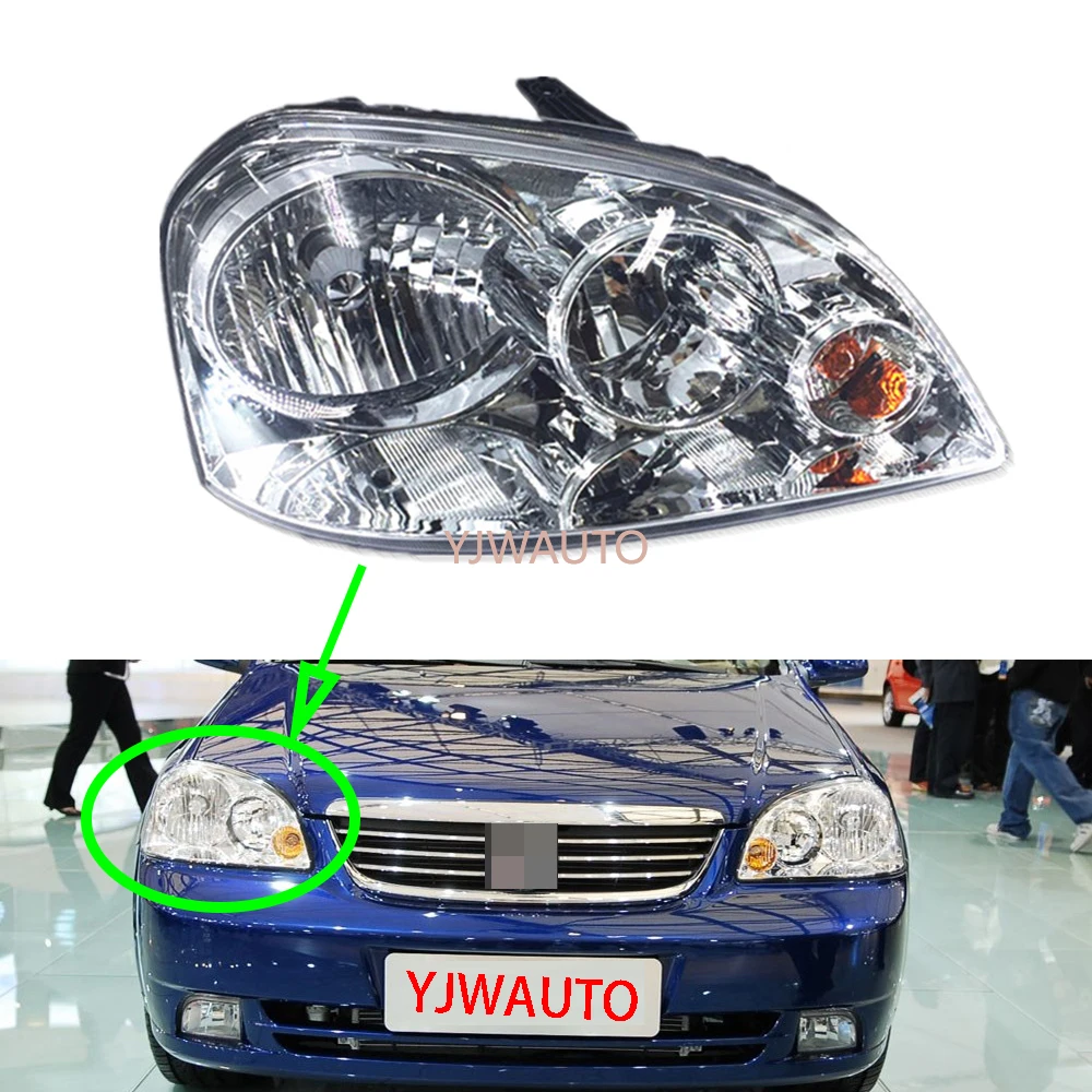 Headlight Assembly For Buick Excelle 2003~2007 Headlamp Replace Daytime Running Whole Car Light Auto Assembly