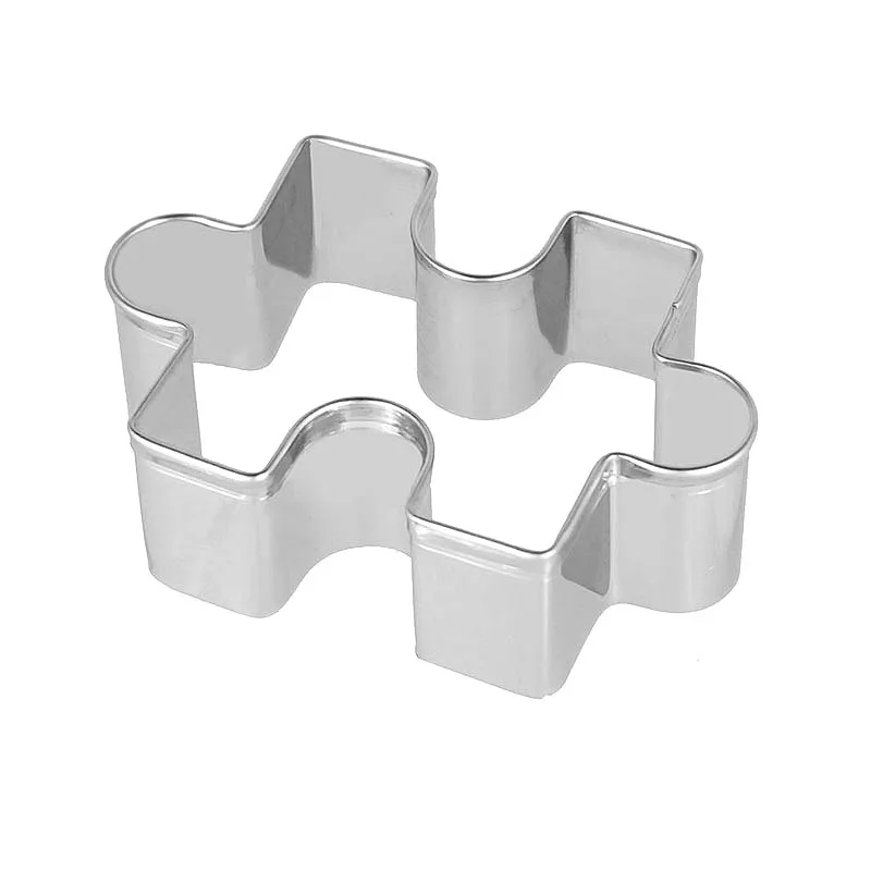 Jigsaw Puzzle Cookie Cutters Cooking Tools Fondant Biscuit Paste Mold Cake Decorating Resin Sugar Candy