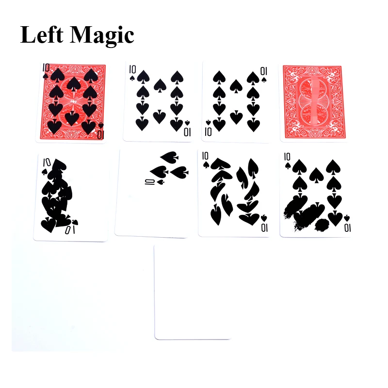 Presto Printo Fast Card Super Printing Card Close Up Magic Trick Street Prop Card Magic Poker Mentalism Illusion Magic Toy Easy