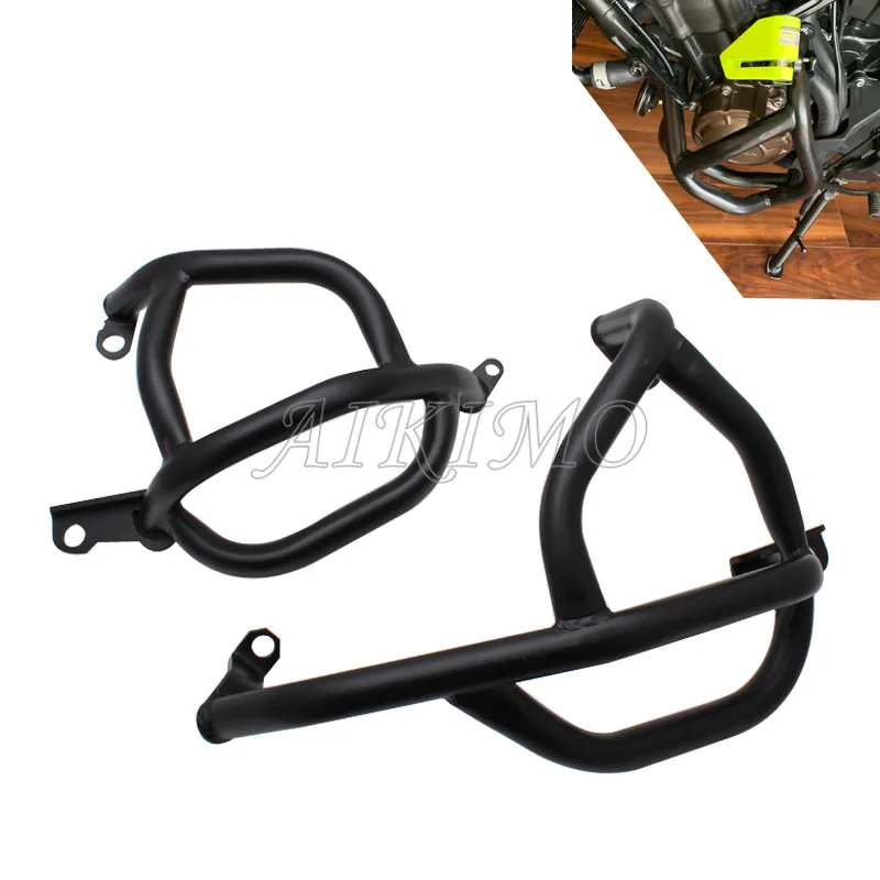 Black Metal Motorcycle Engine Bumper Guard Crash Bars Sliders Protection For HONDA CB650R Cafe CB 650 2019-2021