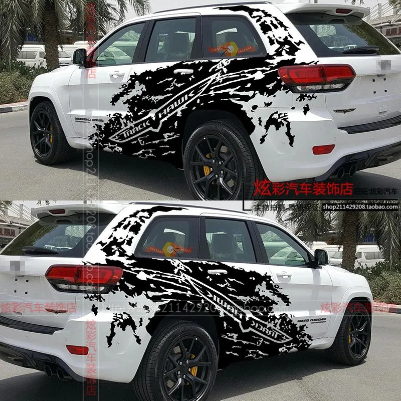 Car stickers FOR Jeep Compass Grand Cherokee Custom decals for exterior decoration