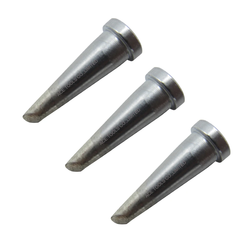 Puntas de soldadura de repuesto planas individuales LTBB para WELLER WP80 WSP80 WSFP8 WD1000 WD2000 WSD81 WS81 WSF81D8 WS81D5, mango de hierro
