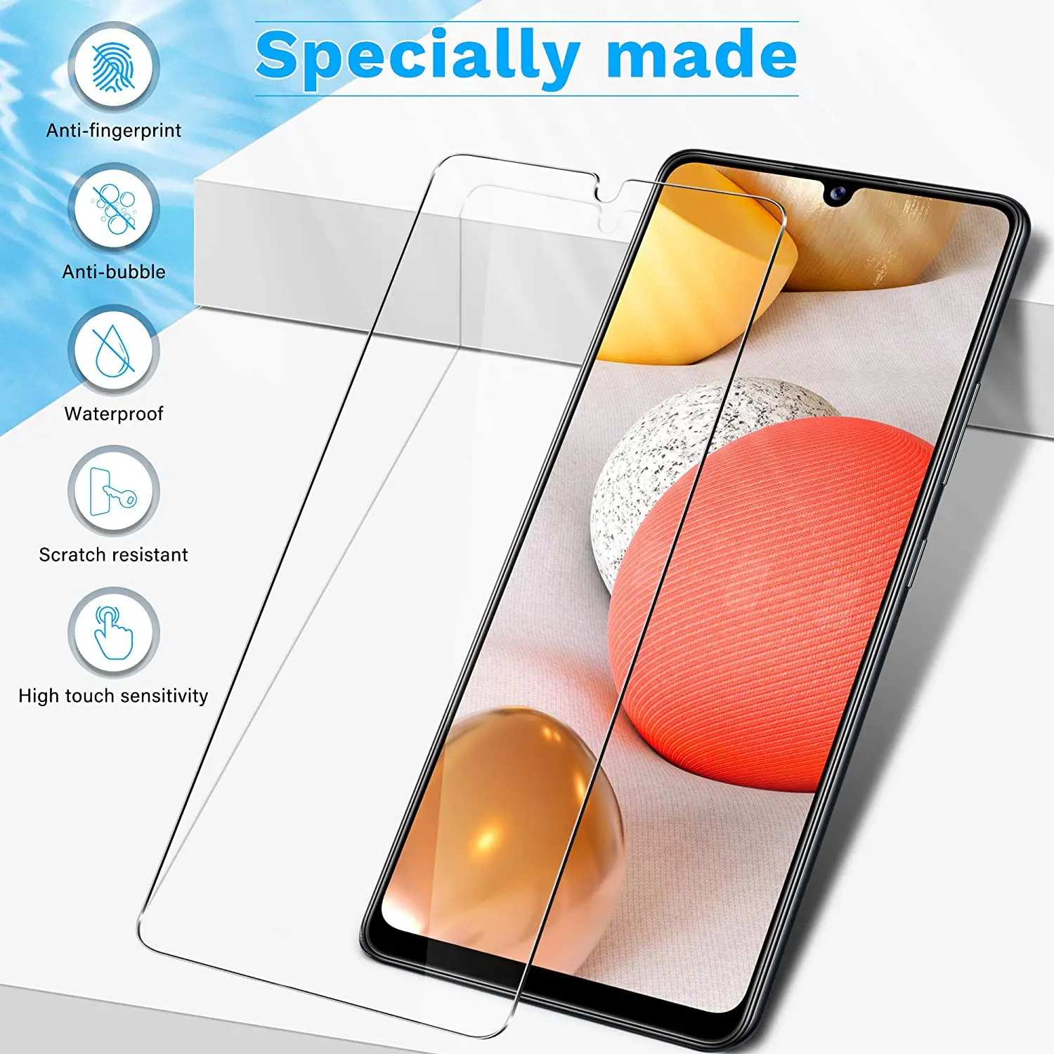 Tempered Glass on For Samsung Galaxy A10 A20 A30 A40 A50 A60 Screen Protector Samsung A70 A80 A90 Glass M10 M20 M30 M40