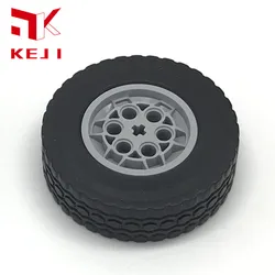 32019 and 86652 Wheel Hub Tyre Car Accessories 62.4x20 Tires Compatible with 86652c01 MOC Building Blocks Bricks Parts