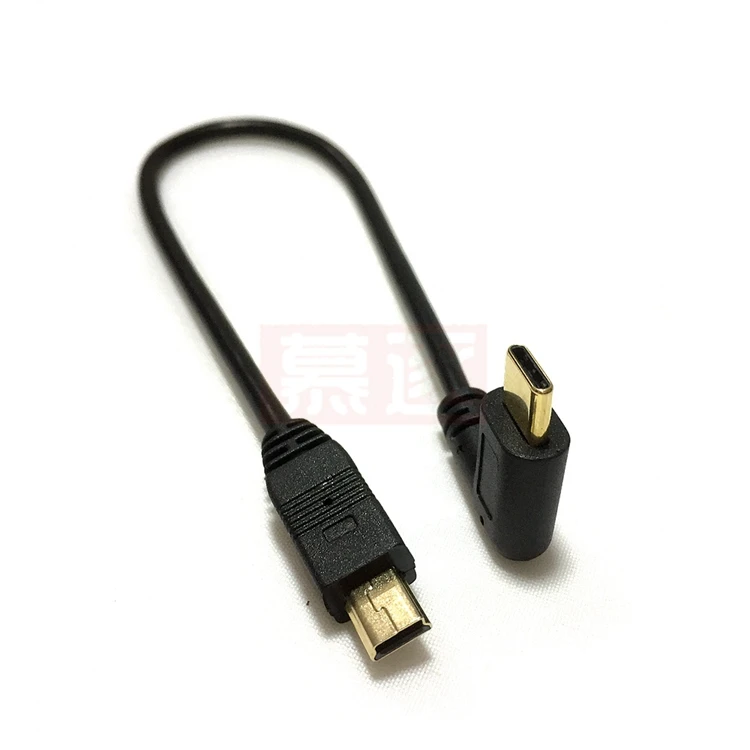 LETV mobile plaqué or usb3.1 type-c OTG mâle coude vers mini mini mini micro t