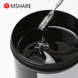 MSHARE 250g Clear Builder Nail Extension Gel Transparent Thick Low Burning For Nail Extension Camouflage UV Led