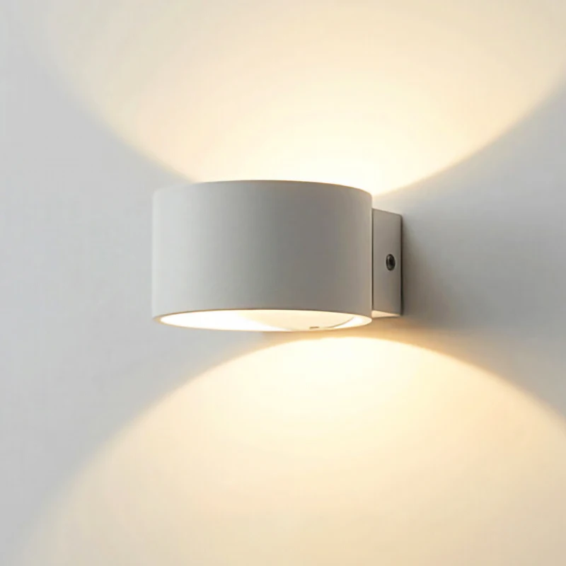 Nordic Creativity LED wall lamp round Light luxury indoor bedroom bedside living room lighting sconces corridor stairs fixture