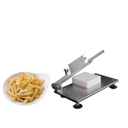 Food Slicer Wavy Potato Machine Stainless Steel Manual French Strip Cutter Machine Waves Vegetable Cutting Tool