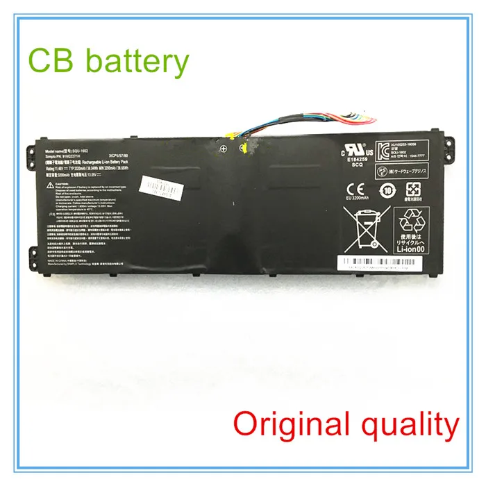 Original quality 11.46V 38.4 Wh SQU-1602 Battery For  X5-CP5D1 CP5E1 CP5S1 PN: 916Q2271H