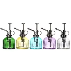 1pc Plant Flower Glass Garden Watering Pot Mister 300ml Water Cans Sprayer Bottle Spray Irrigation Supplies Hairdressing Tool