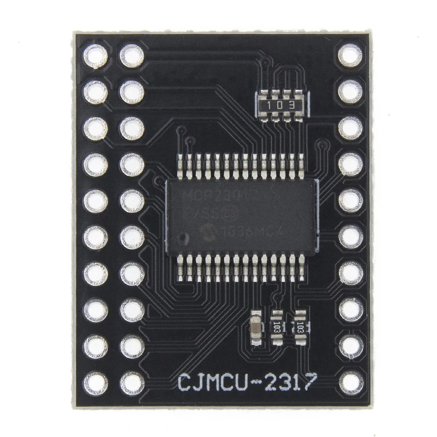 MCP23017 Serial Interface Module IIC I2C SPI MCP23S17 Bidirectional 16-Bit I/O Expander Pins 10Mhz Serial Interface Module