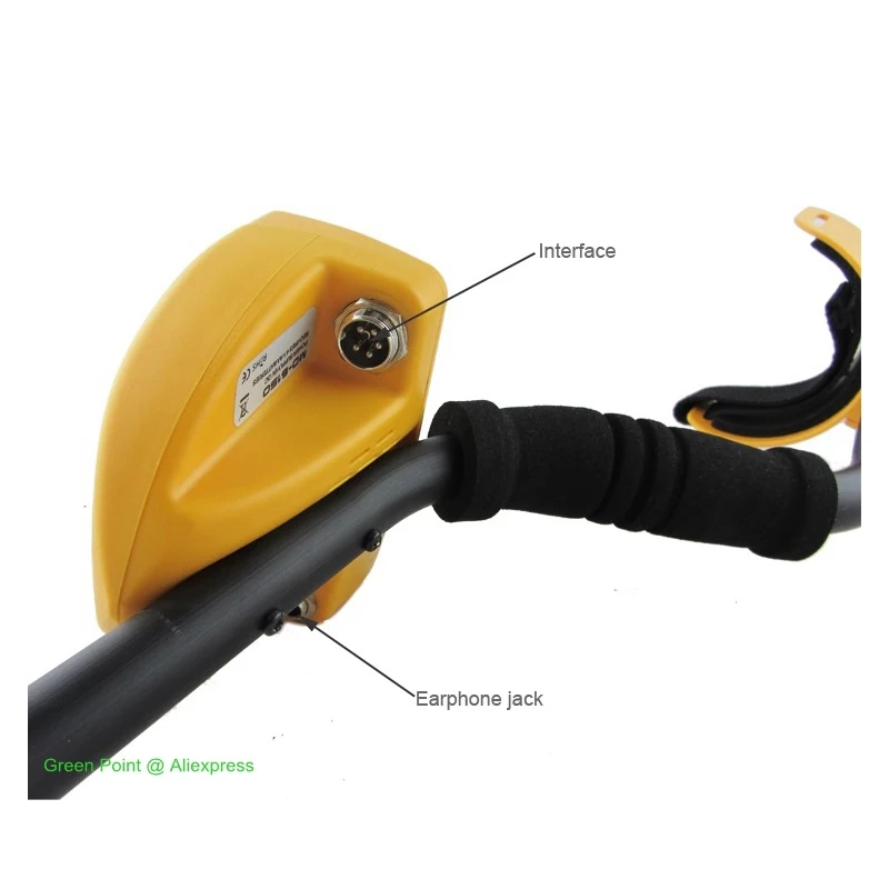 MD-6150 detectores de metais subterrâneos profissional caçador de tesouros portátil do escavador de ouro com display lcd que procura ferramentas do equipamento
