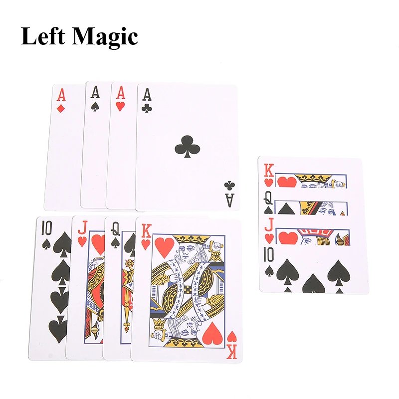 Crazy Choice Cards Magic Tricks Surprise Choose Card Sets Kit Magic Props Mentalism Illusion Close Up Magic Toy Easy To Do