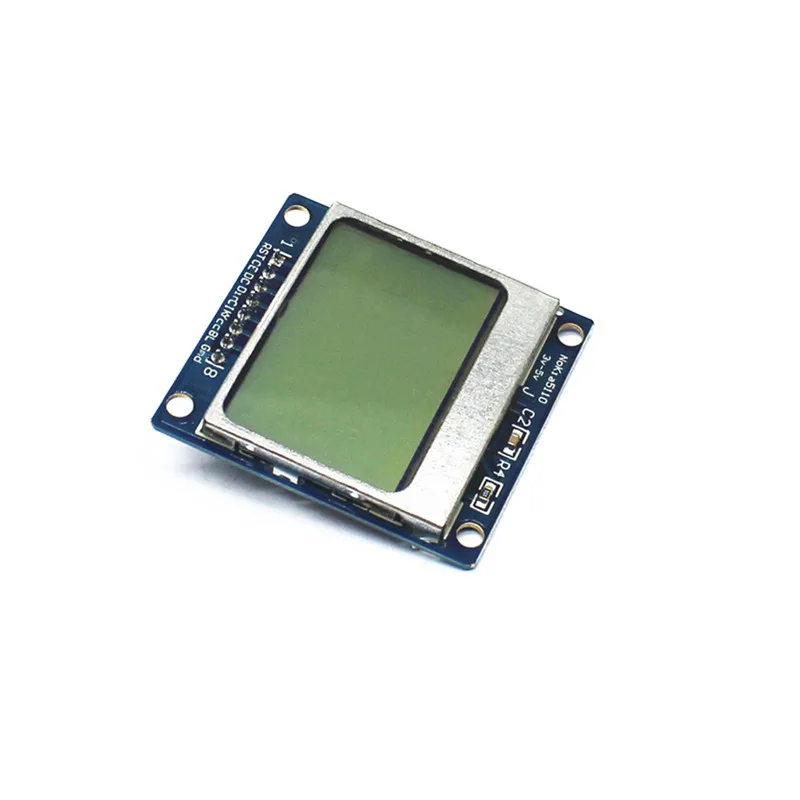 

5110 Blue screen, Nokia LCD LCD module for MCU development board, driver provided