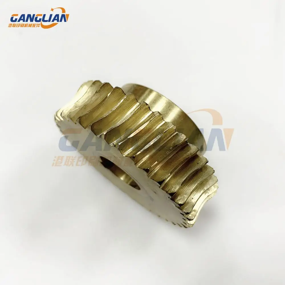 1 Piece Roland Gear Brass Worm 36 Teeth Printing Machine Spare Parts