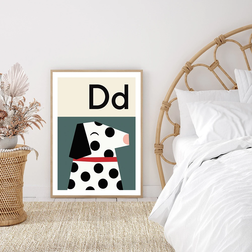 การ์ตูน ABCD ตัวอักษรโปสเตอร์ก - Baby Nursery Images Free บทวิจารณ์และราคา