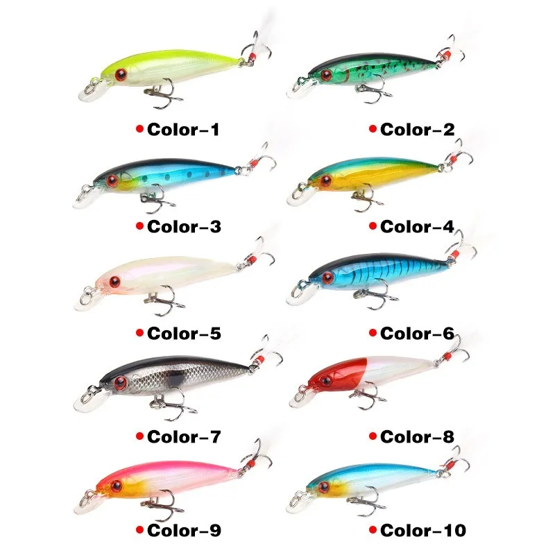 Señuelo Crankbait pececillo de pluma – Cebo duro artificial Japón - imagen 5