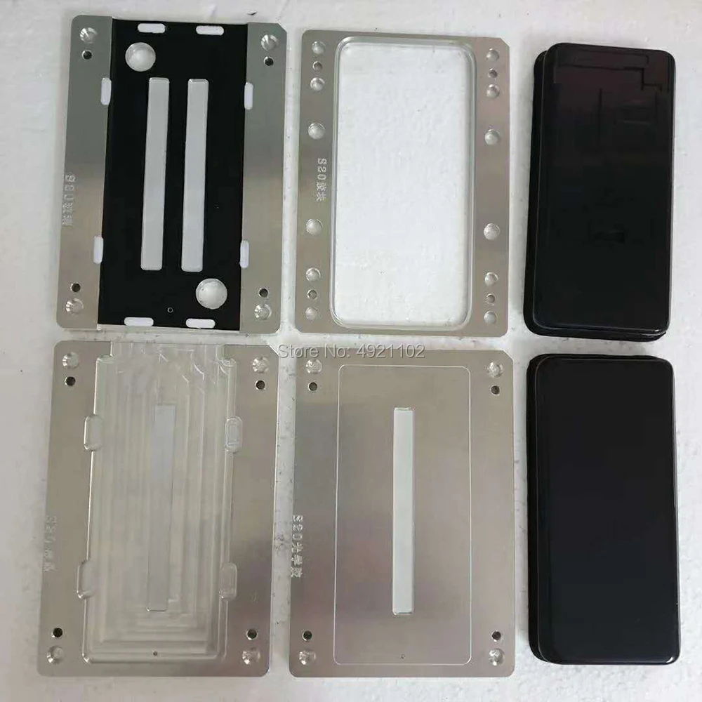 Laminating Mold For Samsung Galaxy S8 9 10 20 Plus S10E 5G Note 8 9 10 Plus Unbent Flex Glass OCA LCD Screen Display Repair