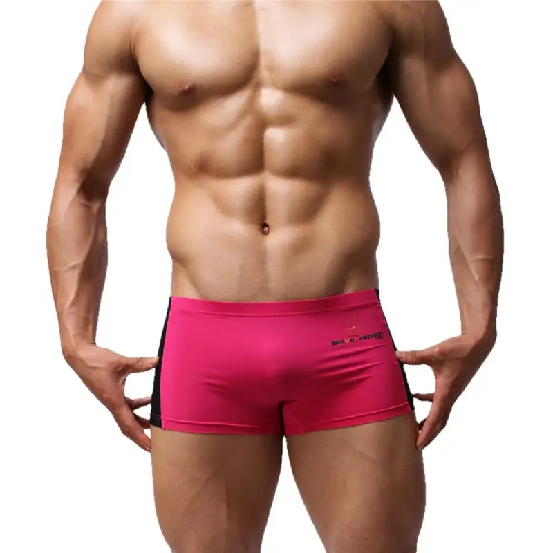 BRAVE PERSON Boxers Briefs Men Underwear Silky Comfortable Underpants Nylon Thin Breathable Sexy Panties Men Boxers Trunks