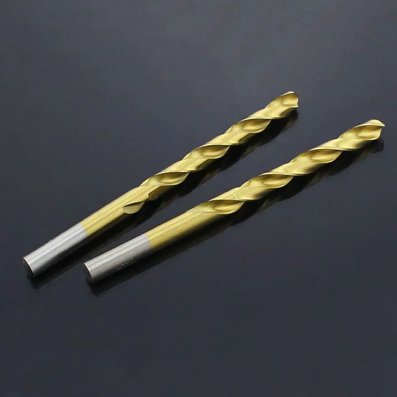 M1 M1.1 M1.2 M1.3 M1.4 M1.5-M3.7 Titanium-plated Twist Drill  Super Hard Steel Drill Bit  Drilling High Speed Steel